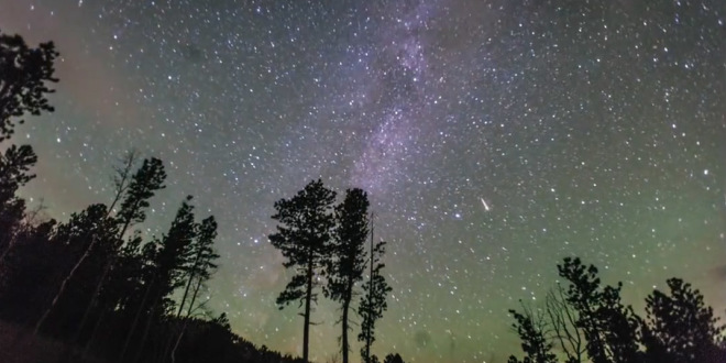 luminous meteor trail  photo credit: Wes Eisenhauer