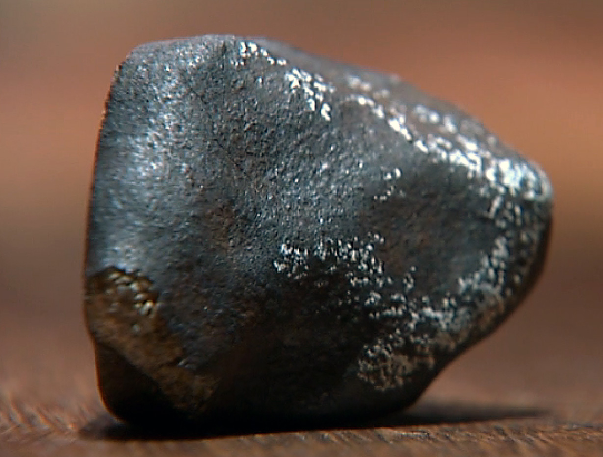 Melina's meteorite (65 g) ( photo: DR Nyheder