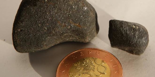 [Žd’ár nad Sázavou] A second meteorite (39.3 grams) of the Czech bolide on 9 December 2014 was found near Vatín on January 12 by Czech astronomers, first meteorite classified as type L3.9